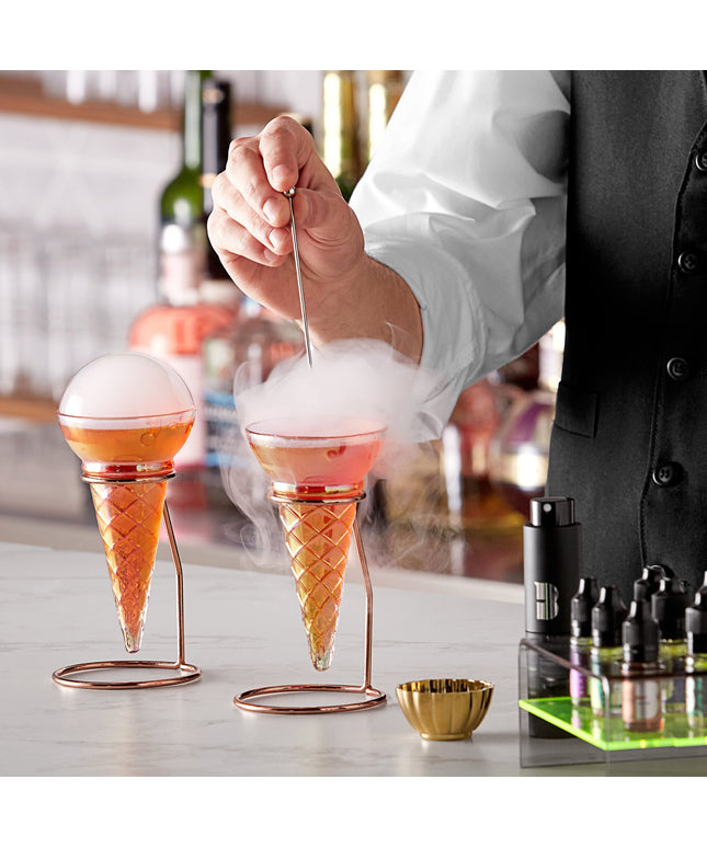 Bộ súng tạo khói cocktail mini Flavour Blaster màu đen - Bộ khởi đầu tất cả trong một