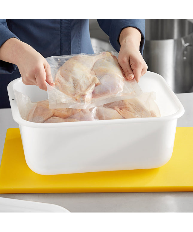 Hộp đựng thực phẩm nhựa Choice 37 x 32 x 13 cm màu trắng