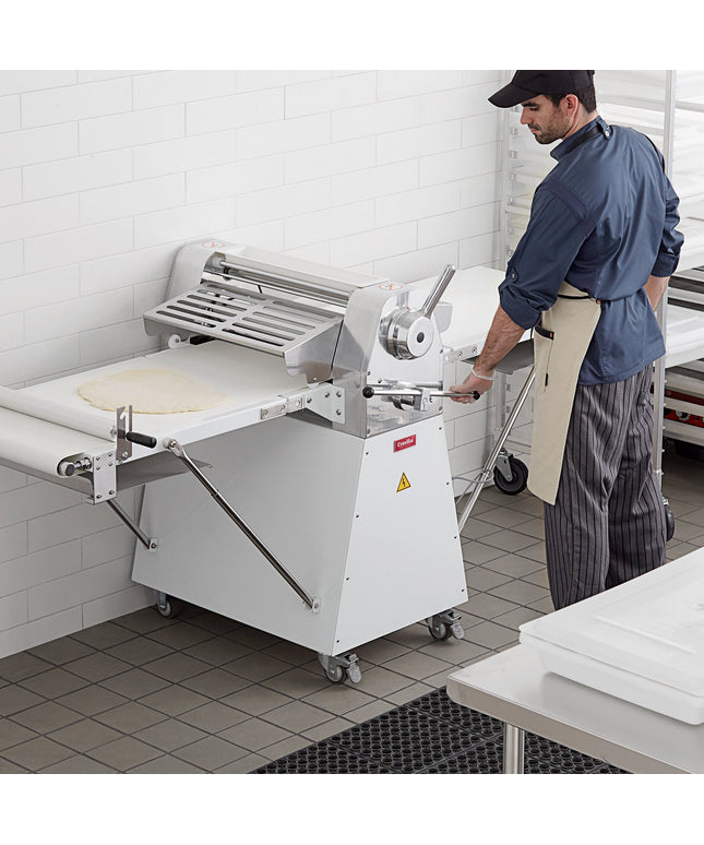 Máy cán bột Estella DSF78 215,9 cm sàn Reversible Dough Sheeter - 110V, 3/4 HP