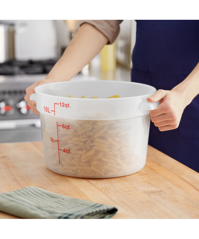 Hộp đựng thực phẩm nhựa PP tròn trong mờ Choice 11,4 lít