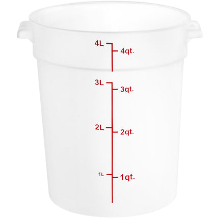 Hộp đựng thực phẩm nhựa PP tròn trong mờ Choice 3,8 lít
