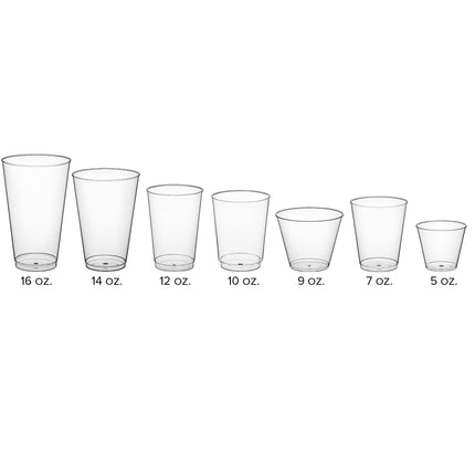 Ly nhựa dùng một lần trong suốt Choice 355 ml - Gói 20 cái