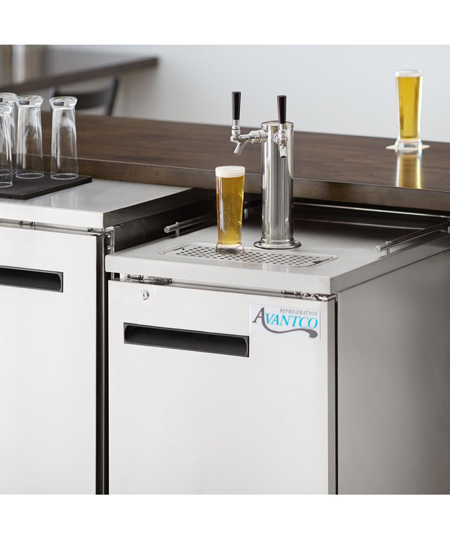 Trụ vòi bia đôi Avantco 178TOWERDBL - cột 8 cm