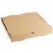 Hộp pizza giấy sóng kraft trơn Choice 36 x 36 x 5 cm đóng gói số lượng lớn - Bó 50 cái