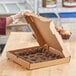 Hộp pizza giấy sóng kraft trơn Choice 36 x 36 x 5 cm đóng gói số lượng lớn - Bó 50 cái