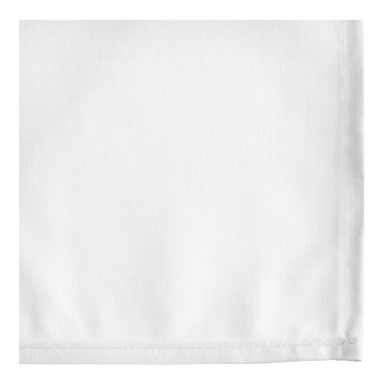 Khăn ăn trắng bằng vải pha 65/35 polyester/cotton Intedge 51 cm x 51 cm - Gói 12 cái