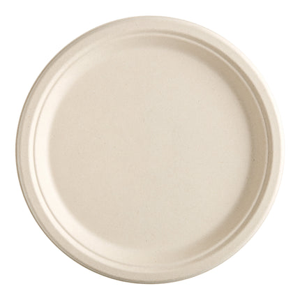 Đồ dùng ăn uống thân thiện môi trường EcoChoice 25,4 cm tự nhiên sợi thực vật đĩa - Gói 125 cái