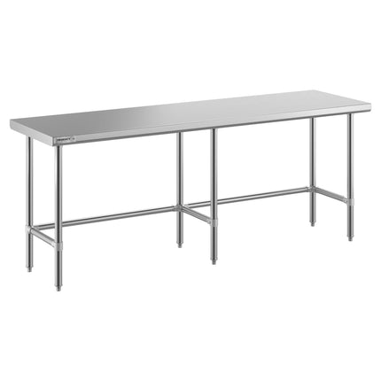 Bàn thao tác chân hở inox Regency Spec Line Easy Attach 61 x 213 cm dày 14 gauge