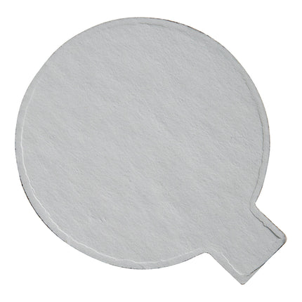 Đế lót tráng miệng tròn có tai Enjay 5,4 cm - Màu đen, Thùng 500 cái