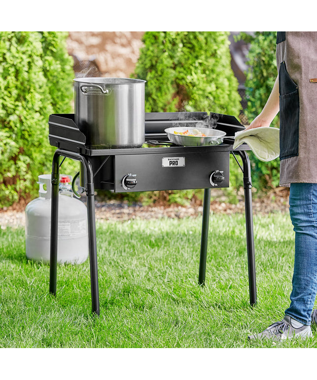 Bếp ga đôi ngoài trời Backyard Pro 81 cm - 150.000 BTU