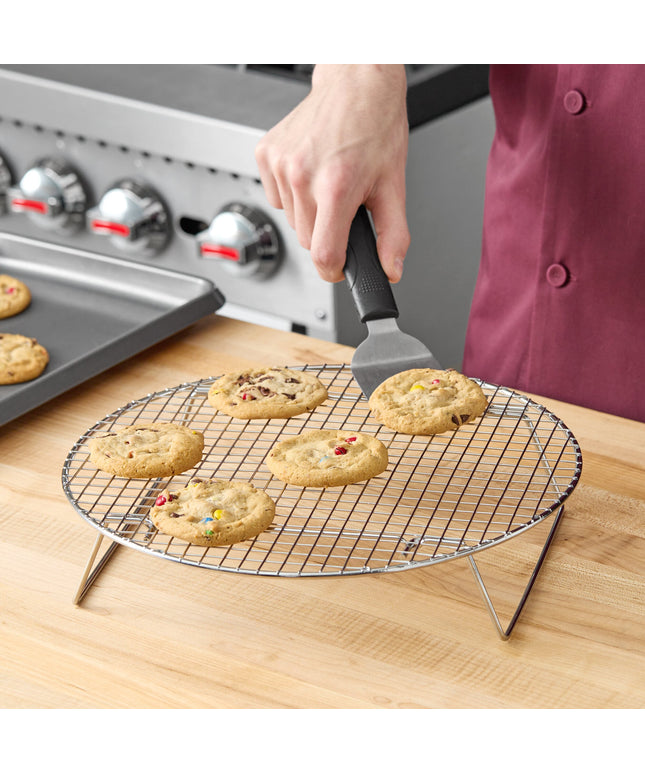 Vỉ làm nguội thép mạ crôm tròn có chân Choice 32 cm