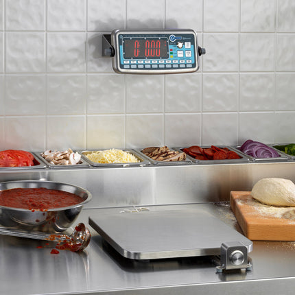 Cân pizza điện tử không dây lập trình Edlund EDPZ-20 Edvantage 9 kg kèm màn hình rời
