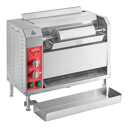 Máy nướng bánh mì kẹp băng chuyền tiếp xúc đứng Avantco BT18A - 120V, 1600W