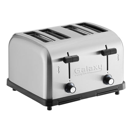 Máy nướng bánh mì thương mại Galaxy MDT4 4 lát tải nhẹ - khe 3,8 cm, 120V
