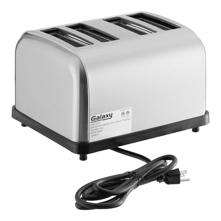 Máy nướng bánh mì thương mại Galaxy MDT4 4 lát tải nhẹ - khe 3,8 cm, 120V