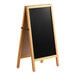 Bảng viết bút chữ A khung gỗ sồi tự nhiên Choice 51 x 86 cm