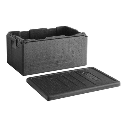 Thùng giữ nhiệt EPP nạp trên CaterGator Dash đen - khay full-size sâu 20 cm