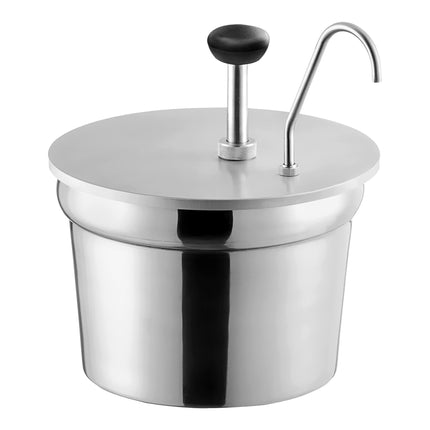 Bình phân phối dạng bơm ServSense inox 18 ml kèm khay lồng 10,4 lít