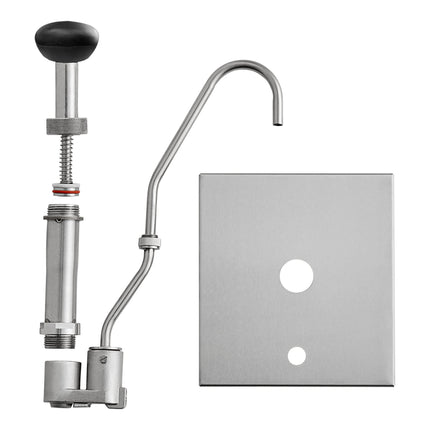 Vòi bơm inox có nắp ServSense 12 ml cho khay hotel pan cỡ 1/6 sâu 15 cm