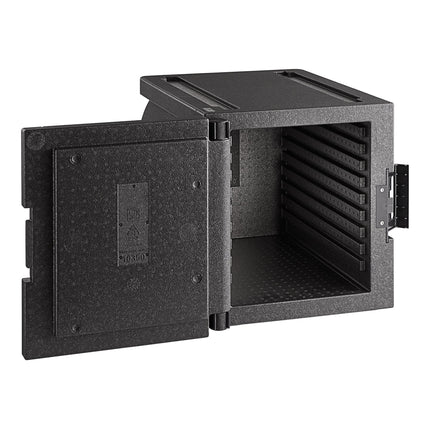 Thùng giữ nhiệt EPP nạp trước CaterGator Dash đen - chứa tối đa 5 khay full-size