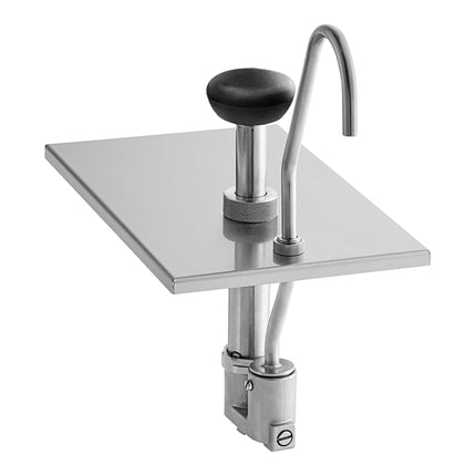 Vòi bơm inox có nắp ServSense 12 ml cho khay hotel pan cỡ 1/4 sâu 15 cm