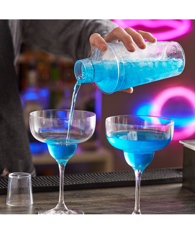 Bình lắc cocktail cobbler 3 mảnh nhựa polycarbonate trong Choice 473 ml