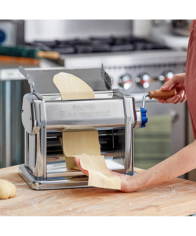 Máy cán mì inox thủ công Imperia 010 rộng 21 cm