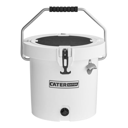 Thùng đá giữ lạnh ngoài trời tròn quay khuôn CaterGator CCG20WH trắng 19 lít