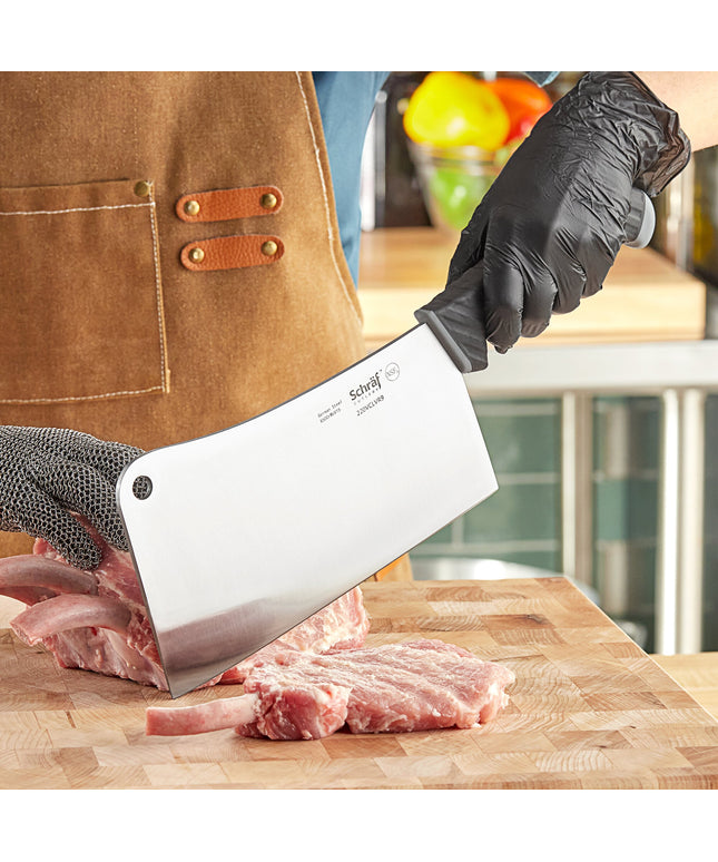 Dao chặt thịt Schraf cán TPRgrip chống trượt 22 cm