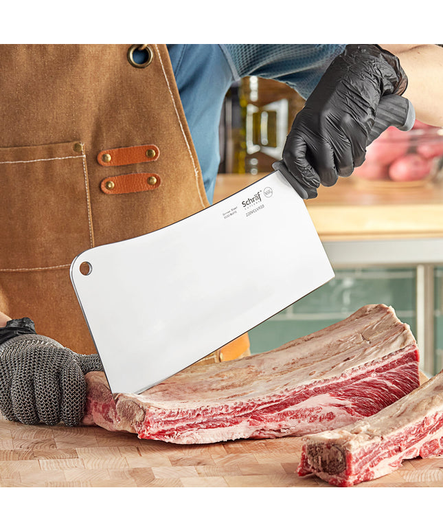 Dao chặt thịt Schraf cán TPRgrip chống trượt 24 cm