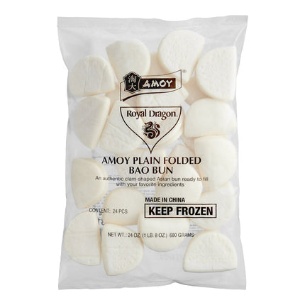 Bánh bao gấp thuần chay vị nguyên bản Amoy Royal Dragon 28 g - Thùng 144 cái