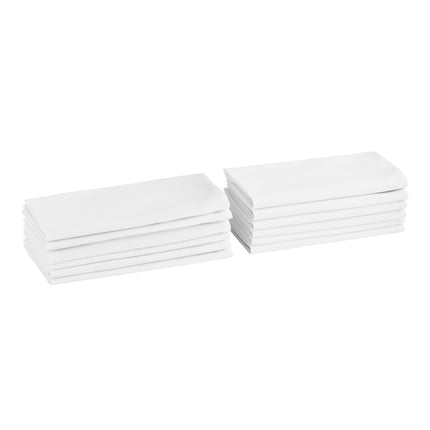 Khăn ăn trắng bằng polyester 100% Choice 51 cm x 51 cm - Thùng 300 cái