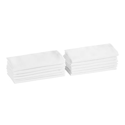 Khăn ăn trắng bằng polyester 100% Choice 46 cm x 46 cm - Thùng 300 cái