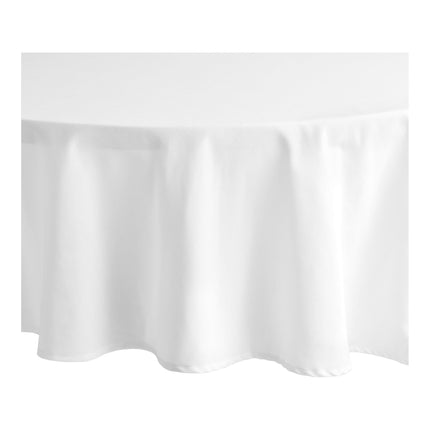 Khăn trải bàn vải polyester 100% trắng tròn Choice Ø 183 cm