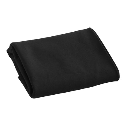Khăn trải bàn vải polyester 100% đen tròn Choice Ø 305 cm
