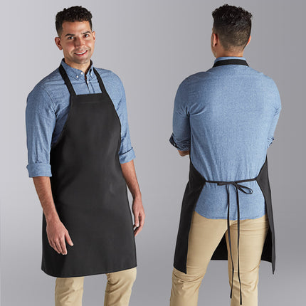 Tạp dề yếm polyester màu đen Choice