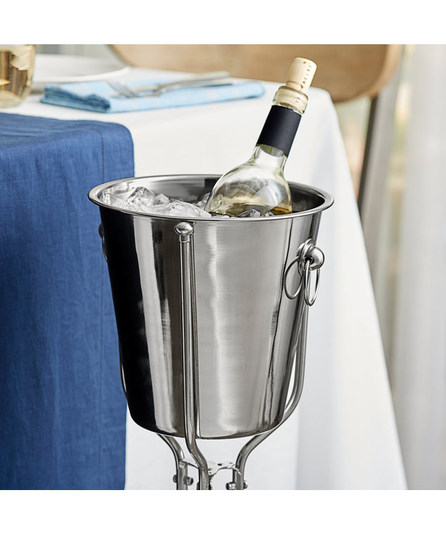 Xô ướp rượu vang/champagne inox Acopa 3,8 lít bề mặt trơn