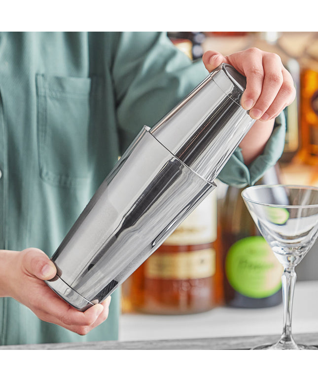 Bộ bình lắc Boston 2 mảnh thép không gỉ Acopa 828 ml & 532 ml
