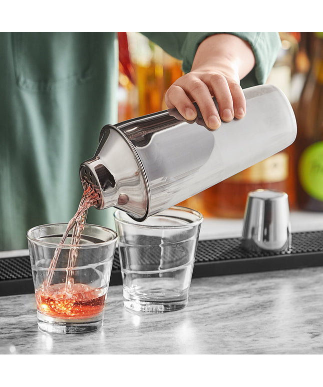 Bình lắc cocktail cobbler 3 mảnh thép không gỉ Acopa 828 ml