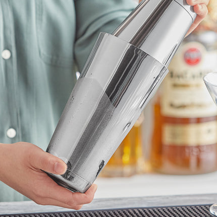 Ly lắc cocktail thép không gỉ Acopa 828 ml khổ đầy đủ