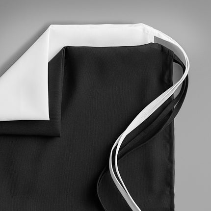 Tạp dề yếm polyester màu trắng Choice 86,4 x 81,3 cm