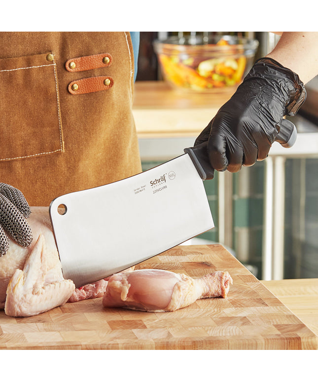 Dao chặt thịt Schraf cán TPRgrip chống trượt 20 cm