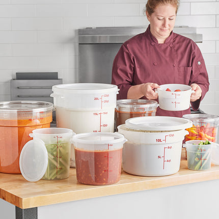 Hộp đựng thực phẩm nhựa polycarbonate tròn trong suốt Choice 5,7 lít