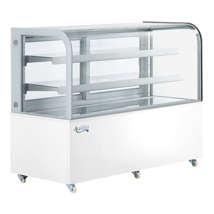 Tủ mát trưng bày bánh kính cong màu trắng Avantco BC-60-HC 152 cm