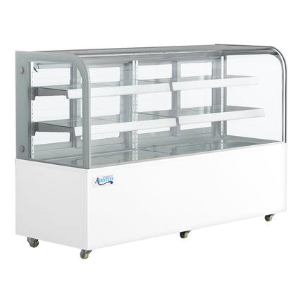 Tủ trưng bày bánh Avantco BC-72-HC 182,9 cm kính cong trắng làm lạnh