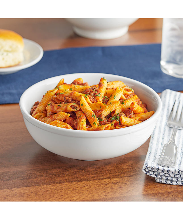 Tô sứ đựng menudo/mì/salad Acopa trắng sáng 1 lít - Thùng 12 cái