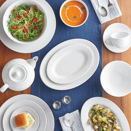 Tô sứ trắng sáng Acopa 1,7 lít đựng menudo / mì / salad - Thùng 12 cái