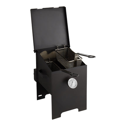 Nồi chiên sâu dầu ngoài trời gas propan thép Backyard Pro BPF4G 15 lít - 90.000 BTU