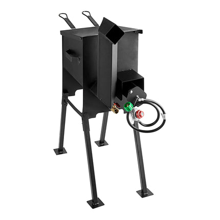 Bếp chiên sâu dầu ngoài trời Backyard Pro BP4GEFS 15 lít thép gas propane cố định - 90.000 BTU