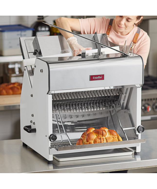 Máy cắt bánh mì để bàn Estella - lát dày 2 cm, dài ổ tối đa 48 cm - 110V, 1/4 HP